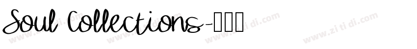 Soul Collections字体转换